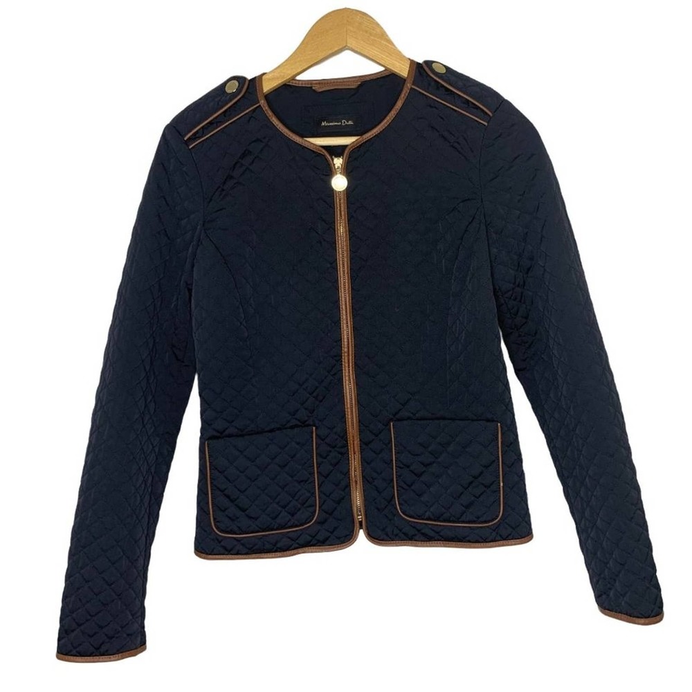 Black Quilted Jacket, Size Small